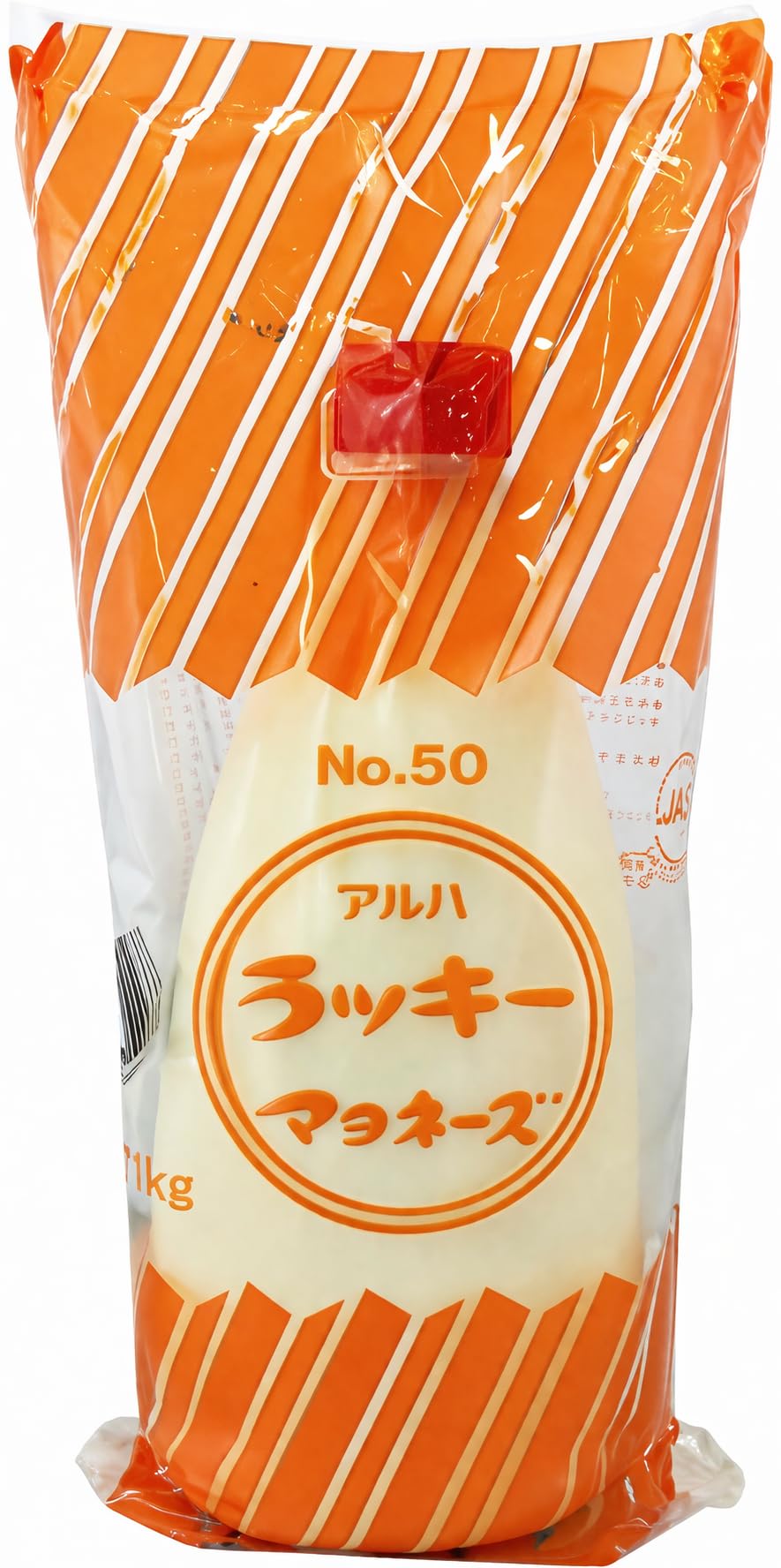 Amazon.co.jp: ラッキーマヨネーズ No.50 業務用 1kg 丸和油脂 卵黄の